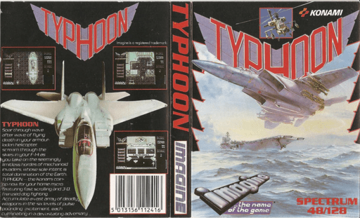 Typhoon box art for ZX Spectrum